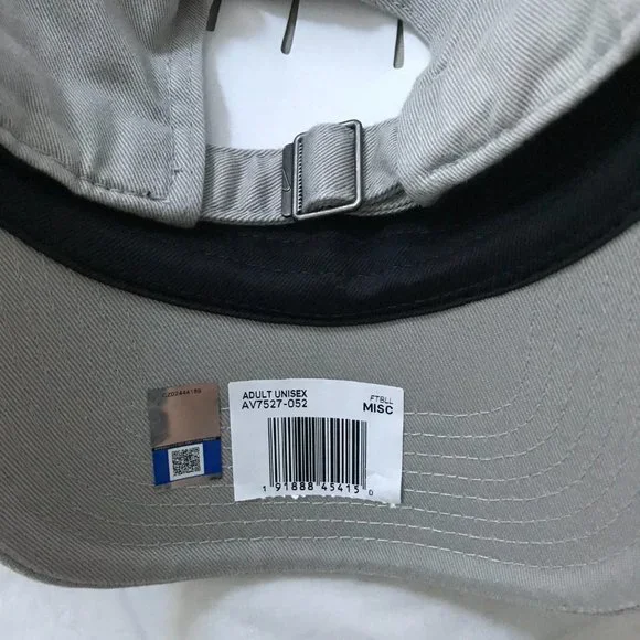 NEW Nike Heritage 86 Cotton Cap Penn State Lion Head Logo Adjustable Gray Hat - Picture 9 of 11